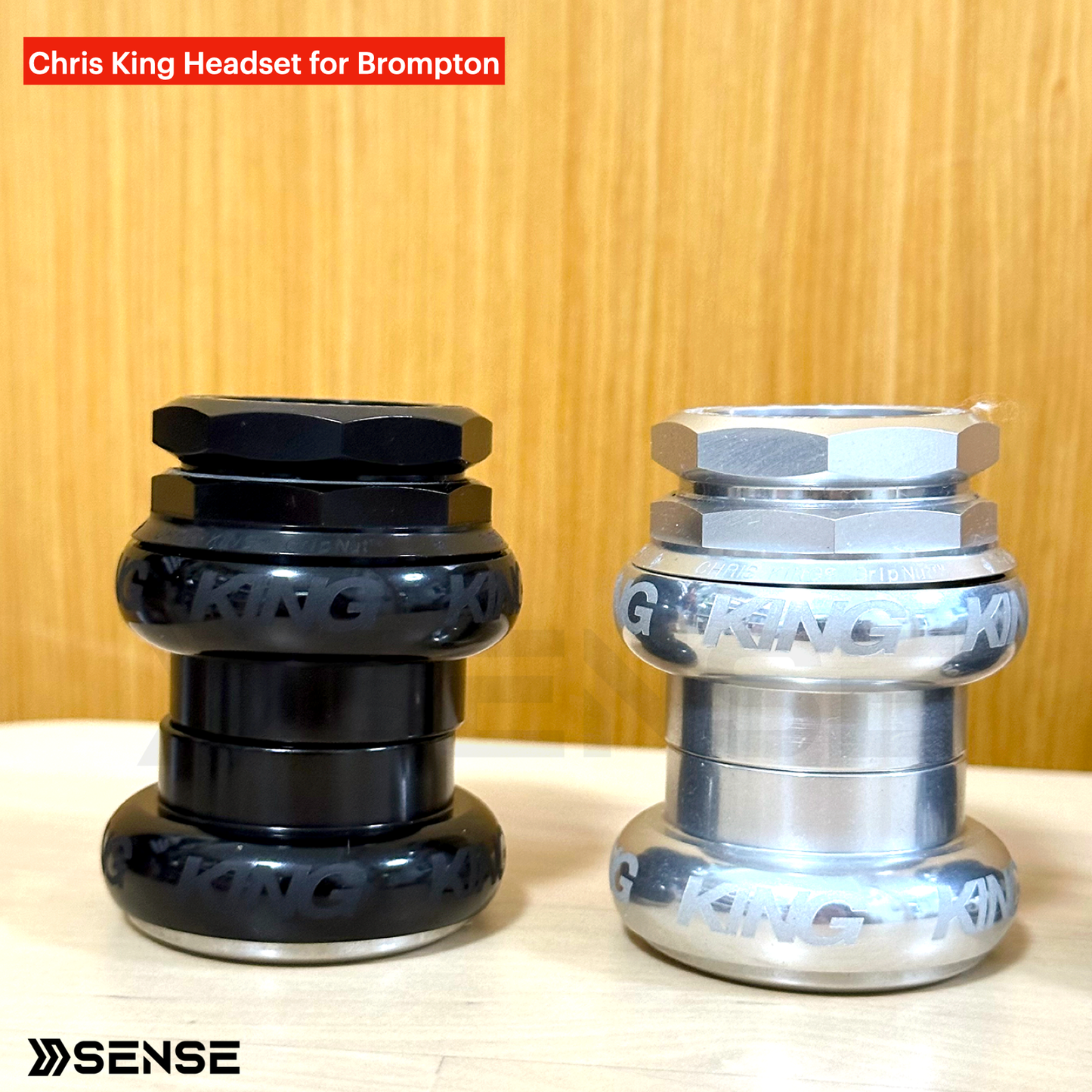 Chris King® GripNut Headset 1-1/8 inch for Brompton A/C/P Line