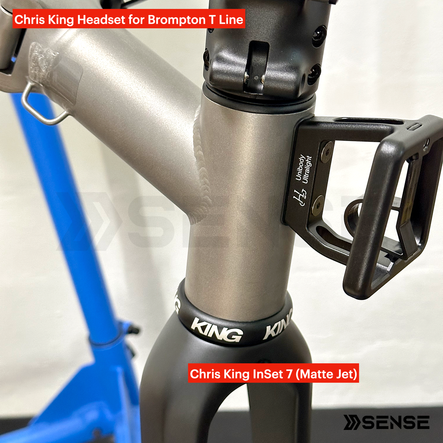 Chris King® InSet™ 7 GripLock™ Headset for Brompton T/G Line