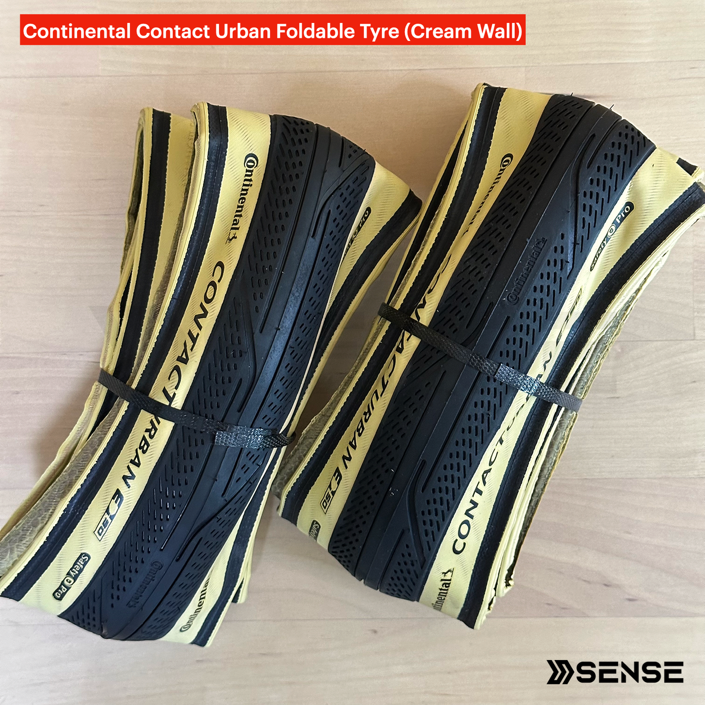 Continental Contact Urban Black / Dark Tan / Brown / Cream Wall Foldable 35-349 Tyre