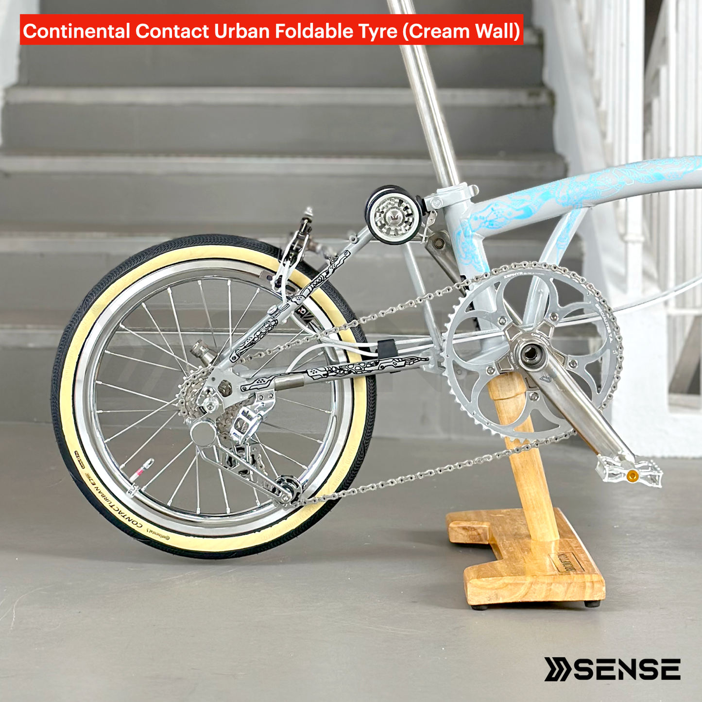 Continental Contact Urban Black / Dark Tan / Brown / Cream Wall Foldable 35-349 Tyre