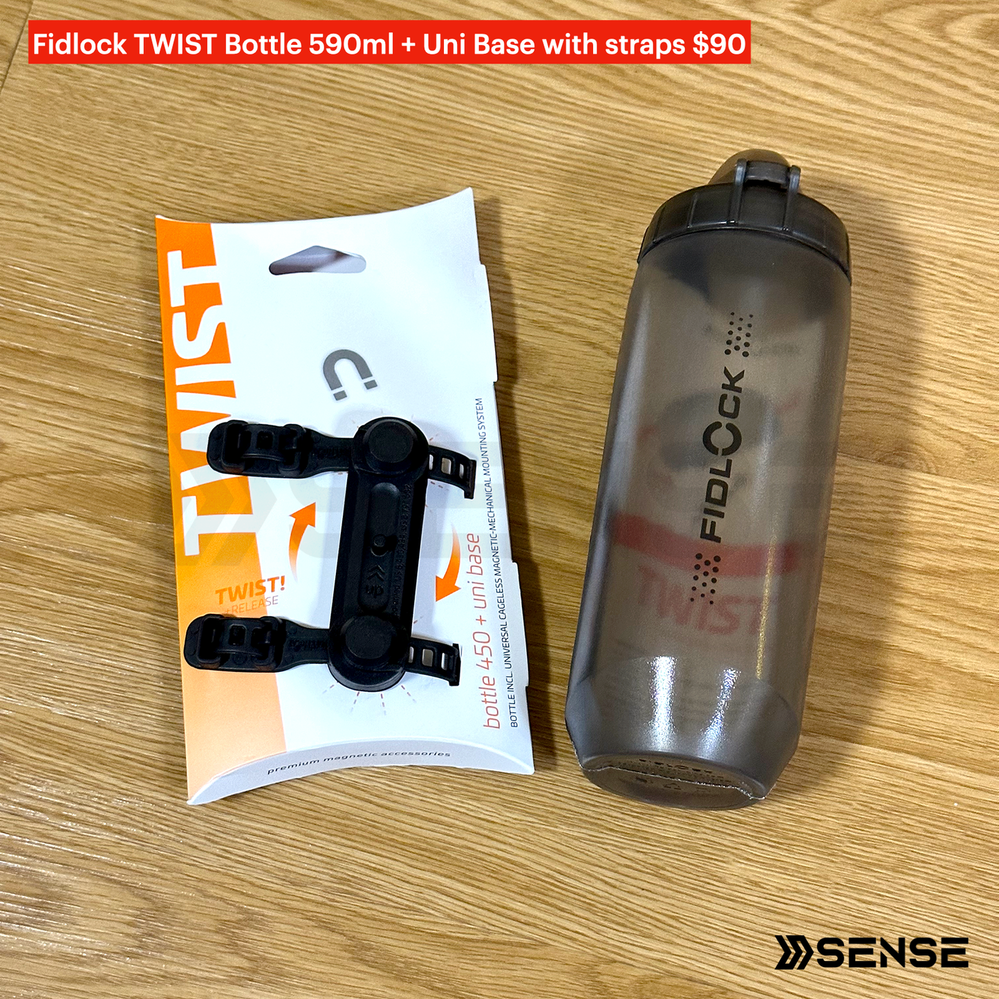 Fidlock TWIST Bottle 590ml Bike Base Strap Trigo Cage Adaptor Dom Monkii Clip B
