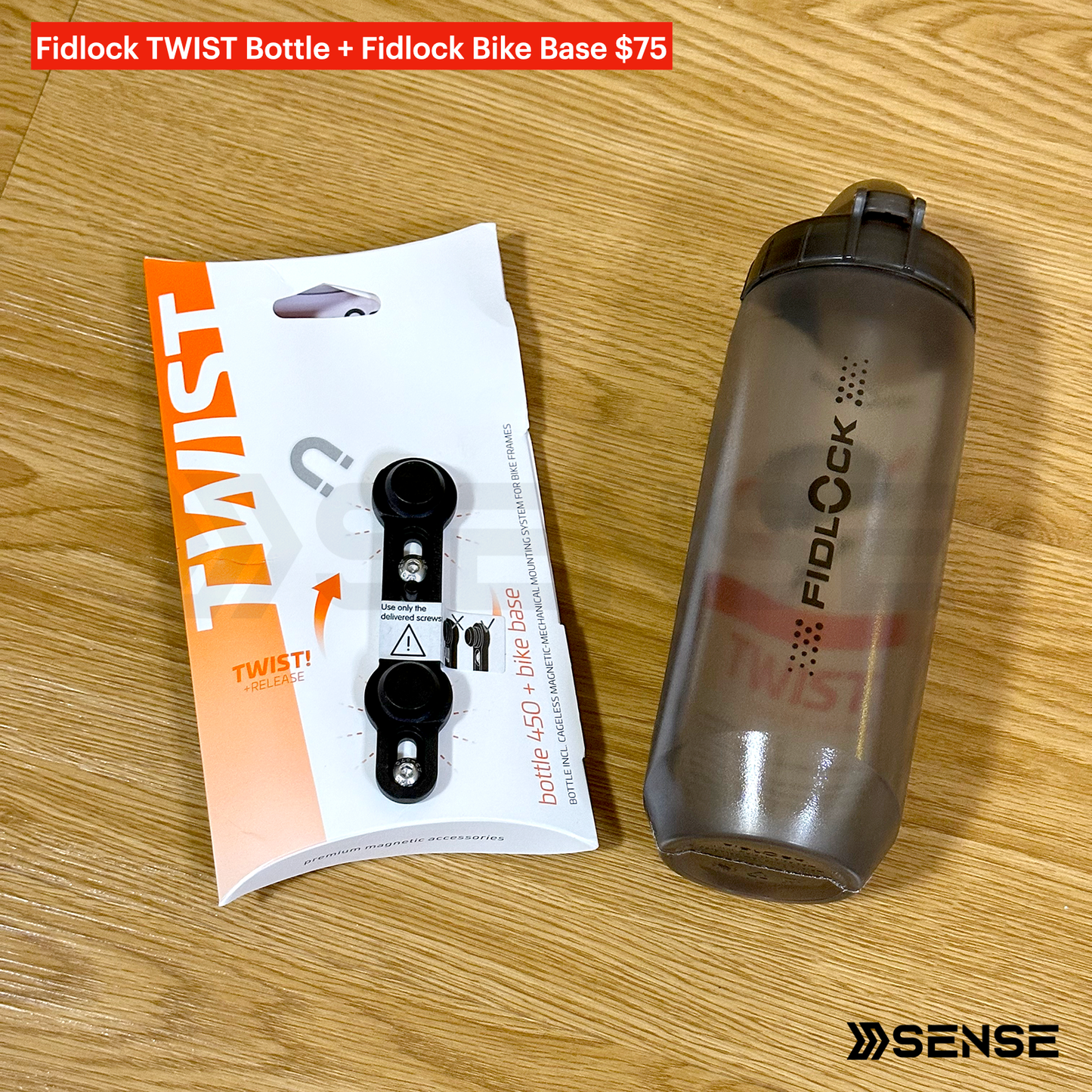 Fidlock TWIST Bottle 590ml Bike Base Strap Trigo Cage Adaptor Dom Monkii Clip B