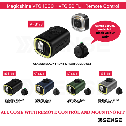 Magicshine VTG 1000 & VTG 50 TL for Brompton