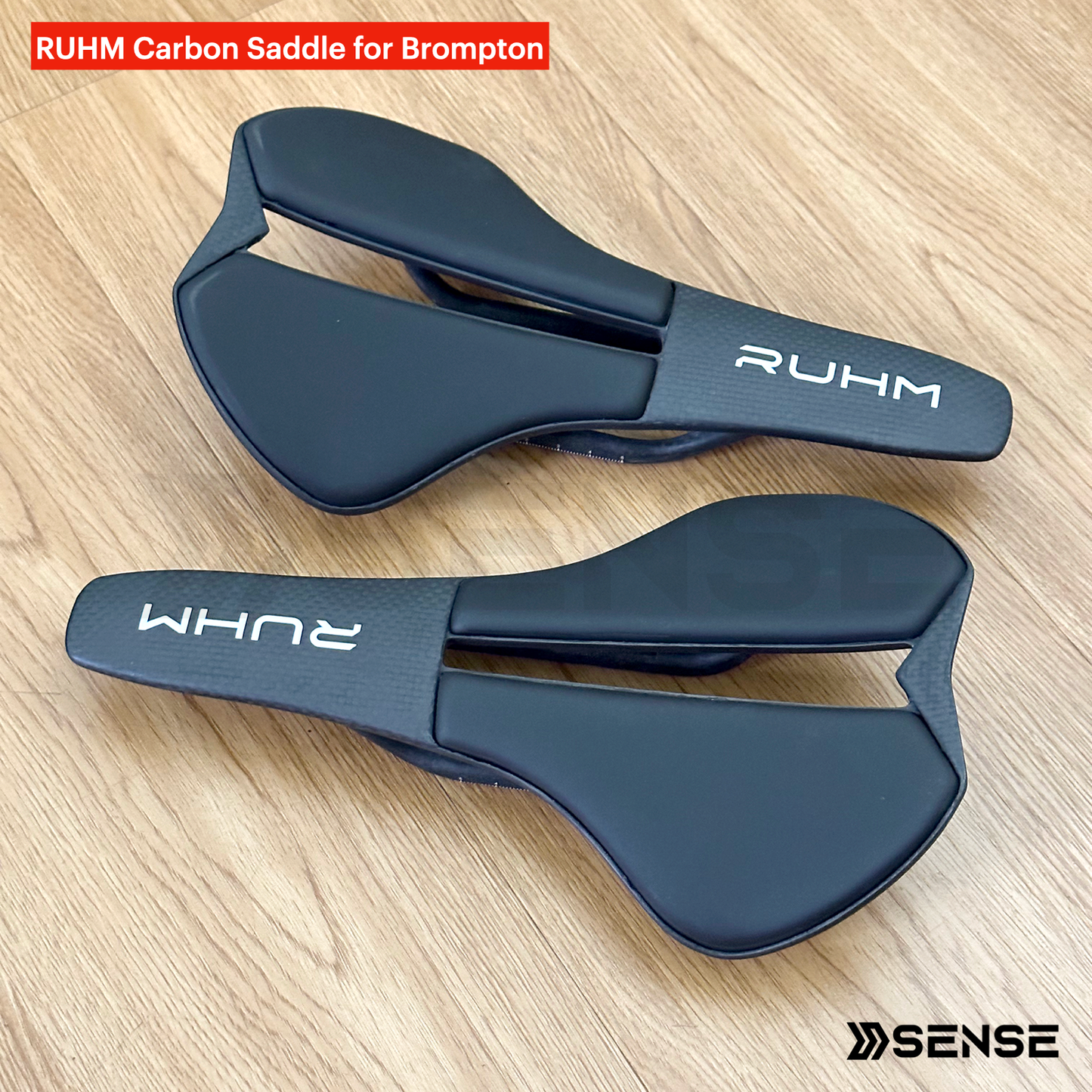 RUHM Carbon T800 Seatpost S Bar Handlebar Saddle Bundle