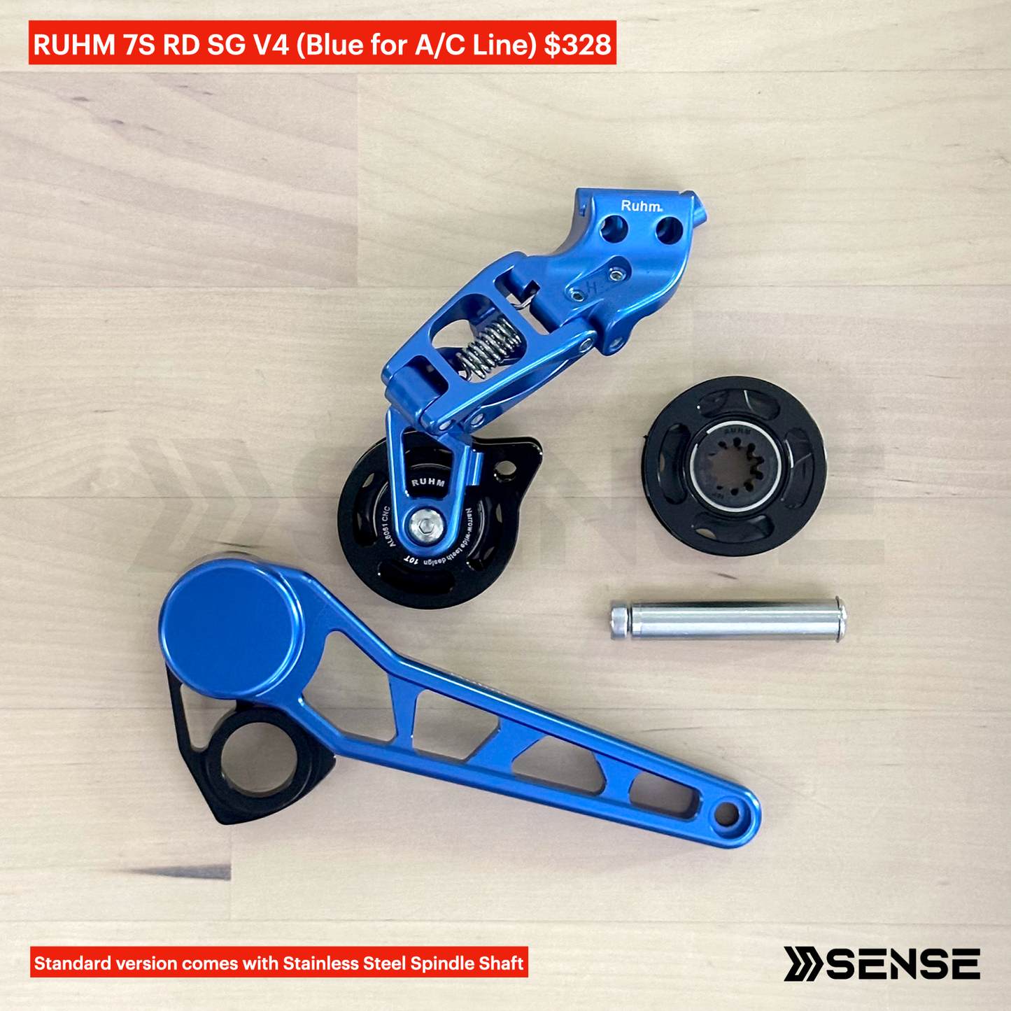 RUHM 7S Gear Set RD Rear Derailleur Tensioner for Brompton A/C Line