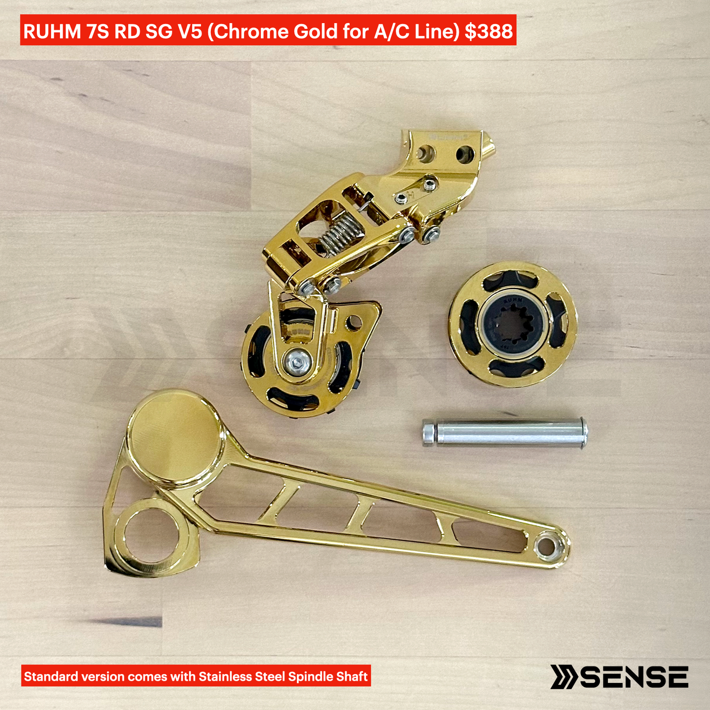 RUHM 7S Gear Set RD Rear Derailleur Tensioner for Brompton A/C Line