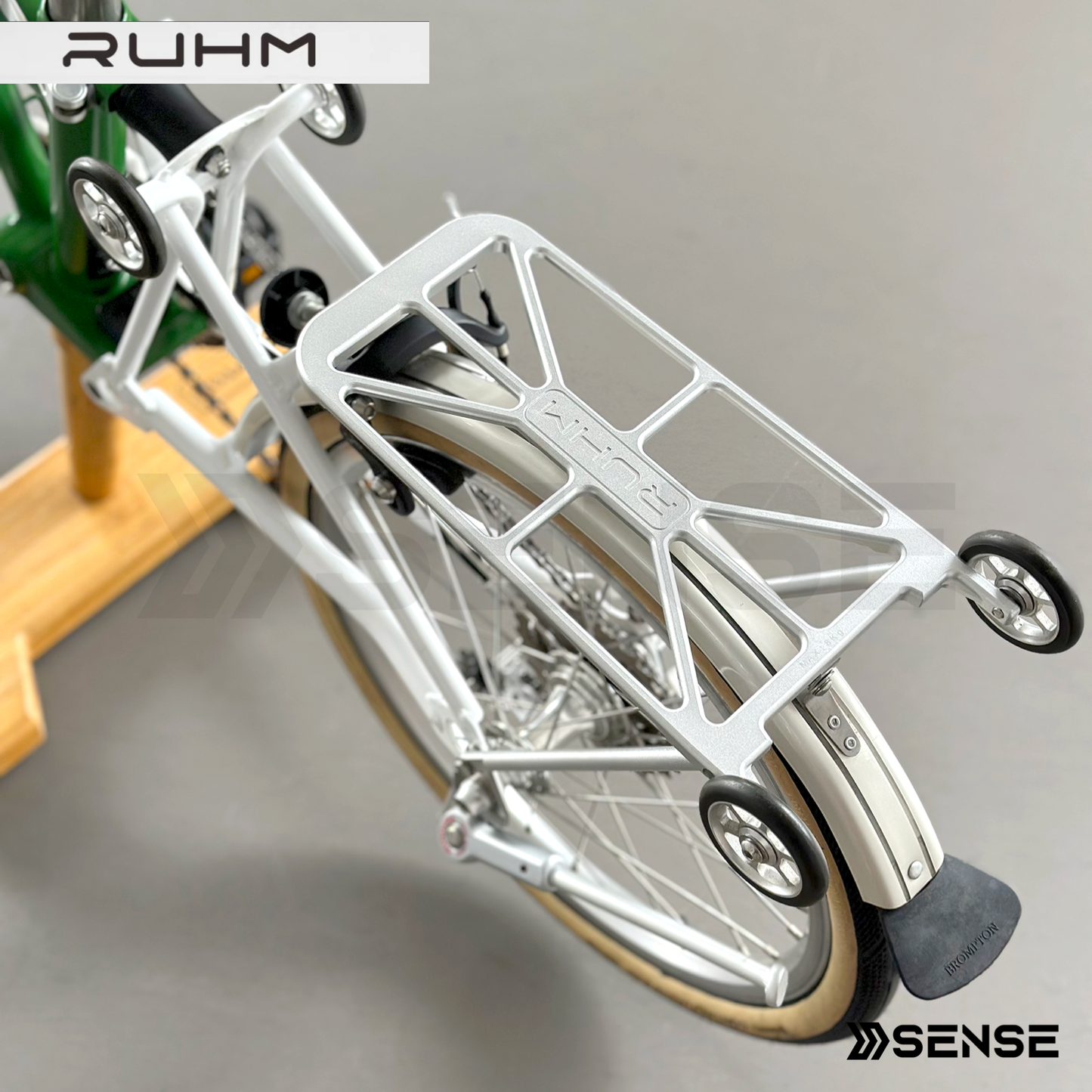 RUHM Rear Rack for Brompton A/C Line