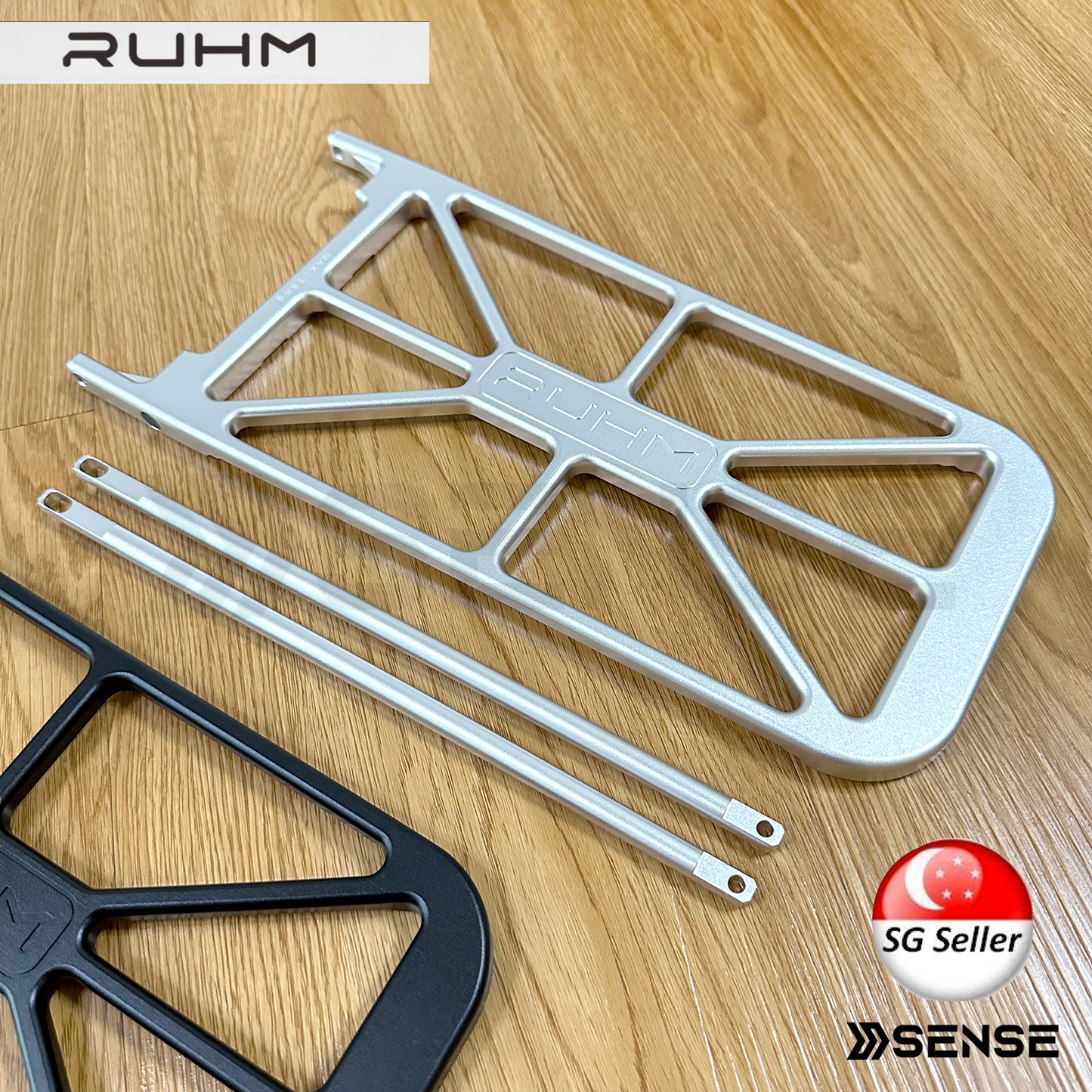 RUHM Rear Rack for Brompton A/C Line