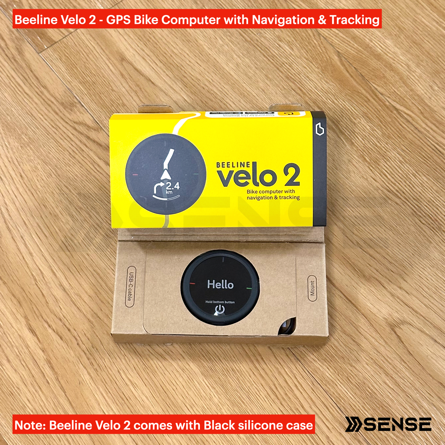 Beeline Velo 2 - GPS Bike Computer with Navigation & Tracking