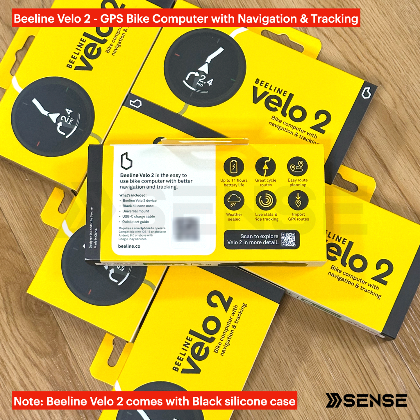 Beeline Velo 2 - GPS Bike Computer with Navigation & Tracking