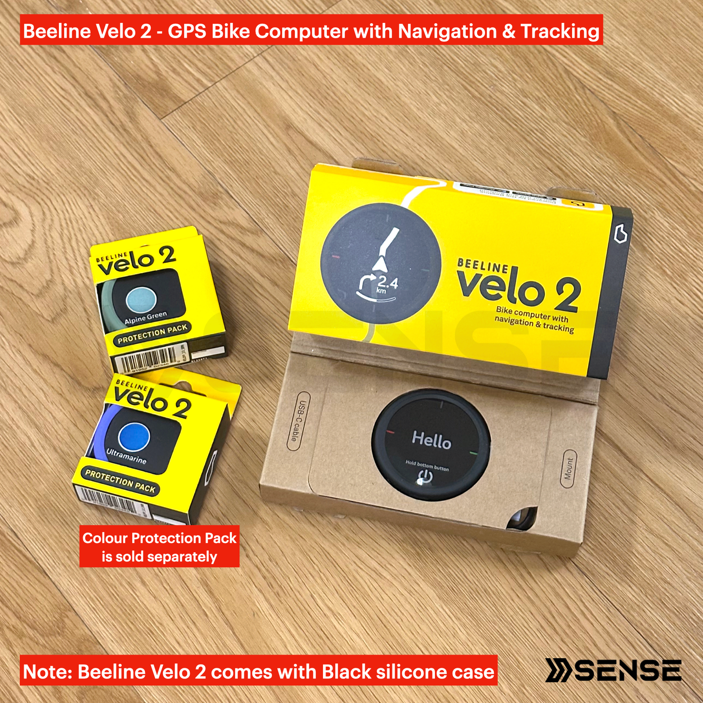 Beeline Velo 2 - GPS Bike Computer with Navigation & Tracking
