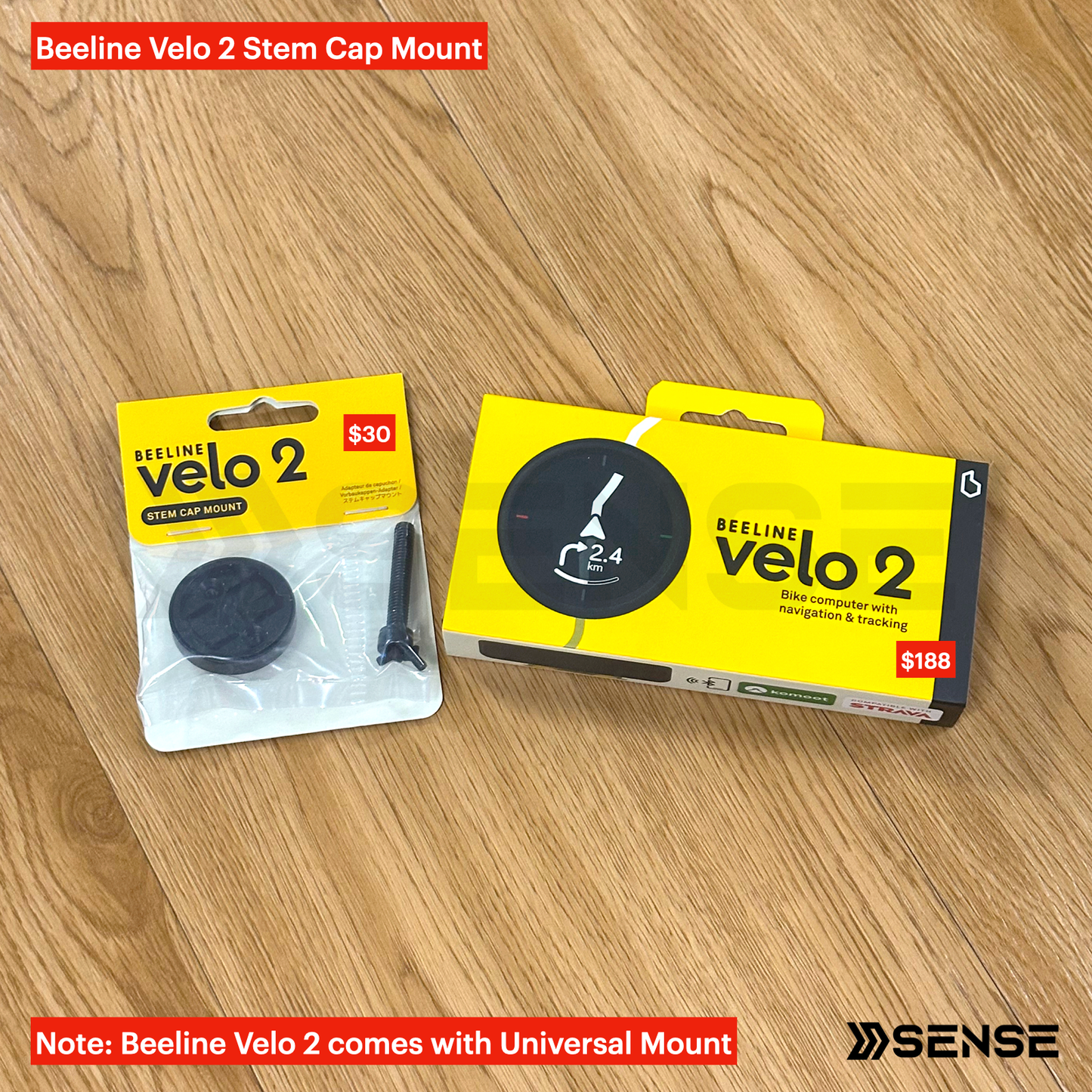Beeline Velo 2 - GPS Bike Computer with Navigation & Tracking
