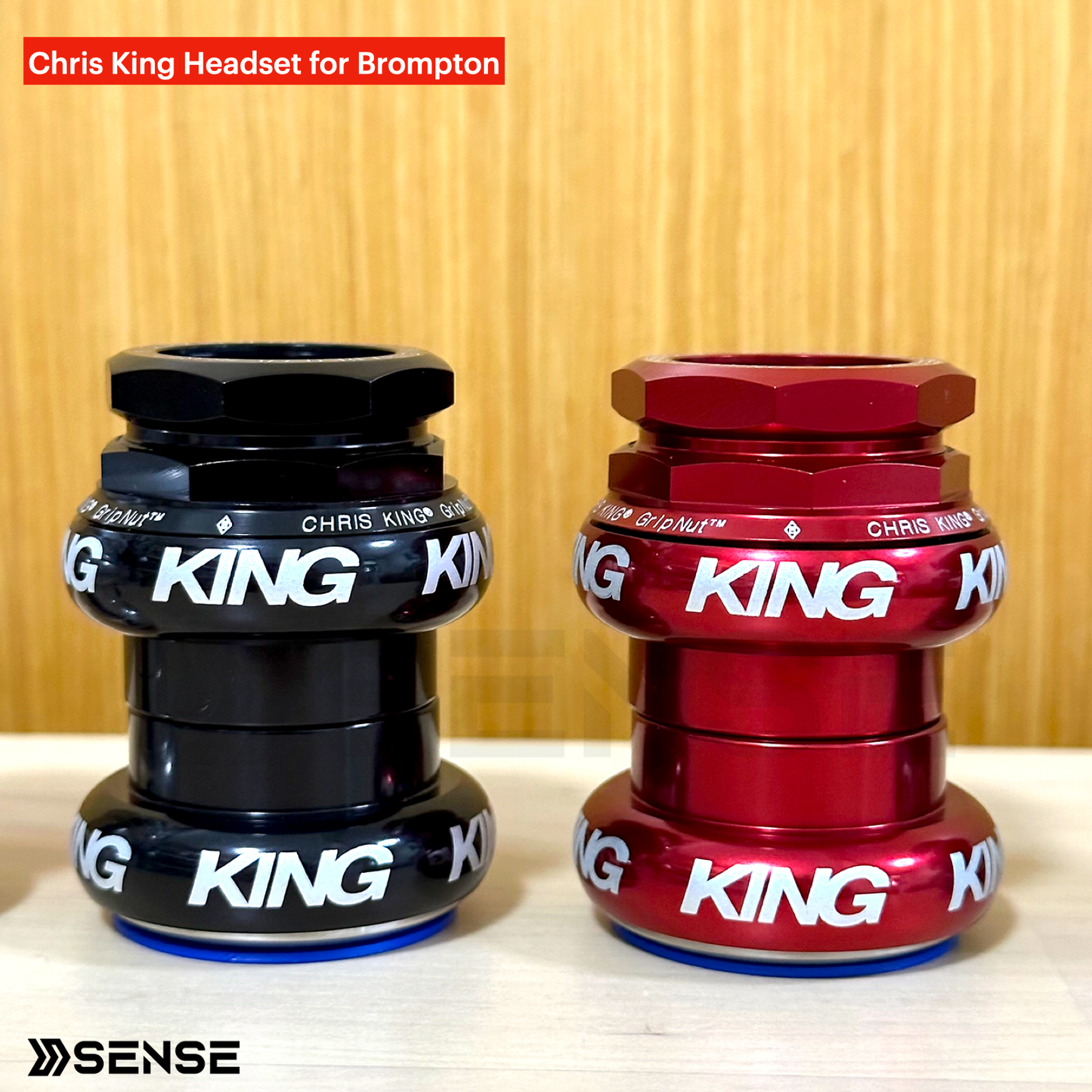 Chris King® GripNut Headset 1-1/8 inch for Brompton A/C/P Line