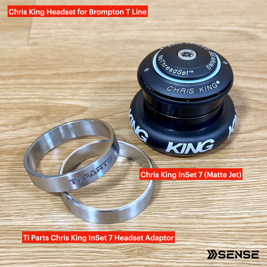 Chris King® InSet™ 7 GripLock™ Headset for Brompton T/G Line