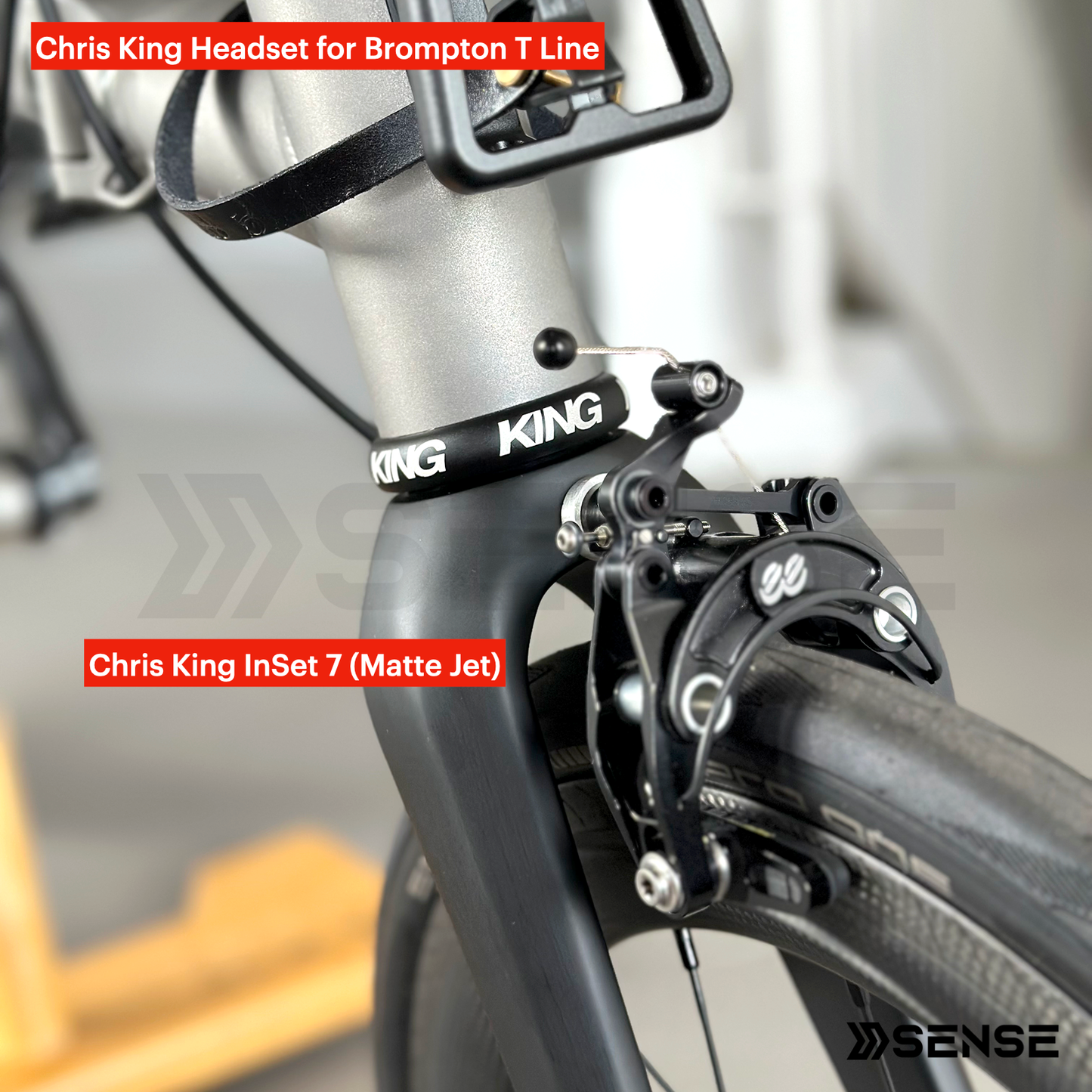 Chris King® InSet™ 7 GripLock™ Headset for Brompton T/G Line