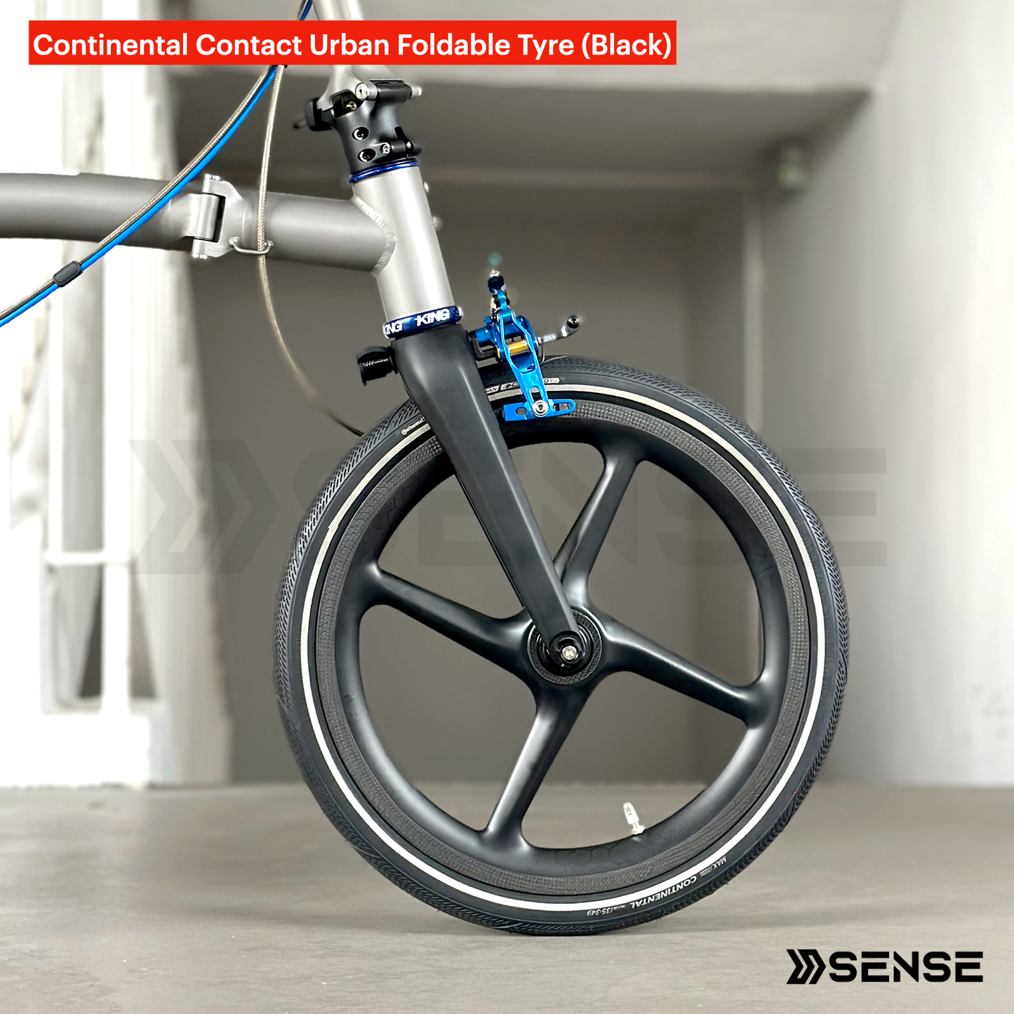 Continental Contact Urban Black / Dark Tan / Brown / Cream Wall Foldable 35-349 Tyre