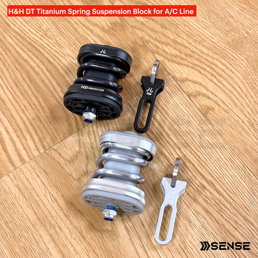 H&H DT Ti Titanium Spring Suspension Block for Brompton A/C Line 2/3/6 Speed