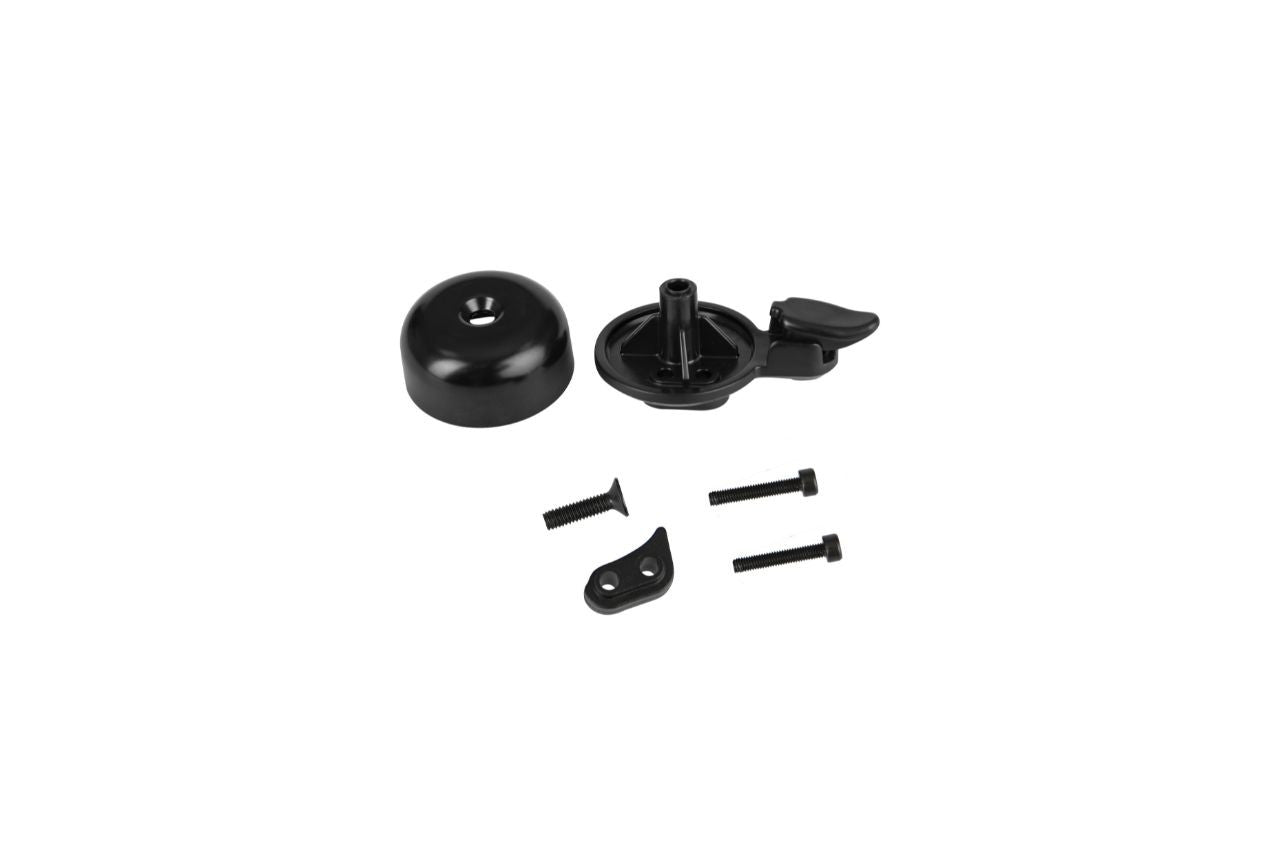 Brompton Integrated Bell Polished Brass / Black Aluminium