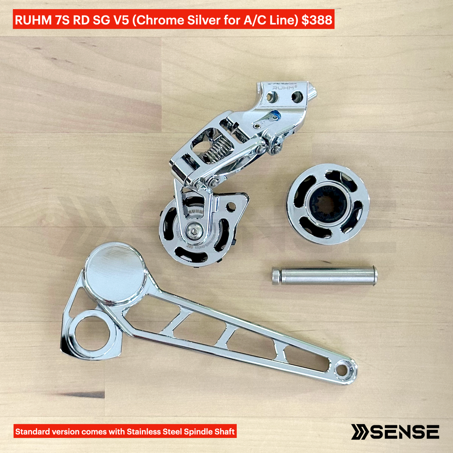 RUHM 7S Gear Set RD Rear Derailleur Tensioner for Brompton A/C Line