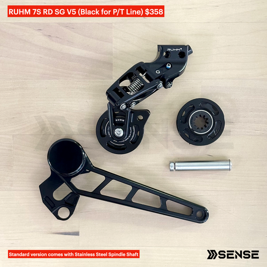 RUHM 7S Gear Set RD Rear Derailleur Tensioner for Brompton P/T Line